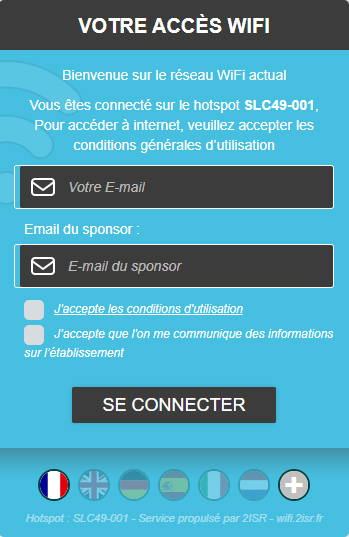 connexion par sponsoring